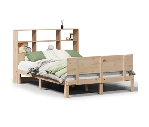 Riiuliga Voodiraam Ilma Madratsita, 160X200 cm Männipuit