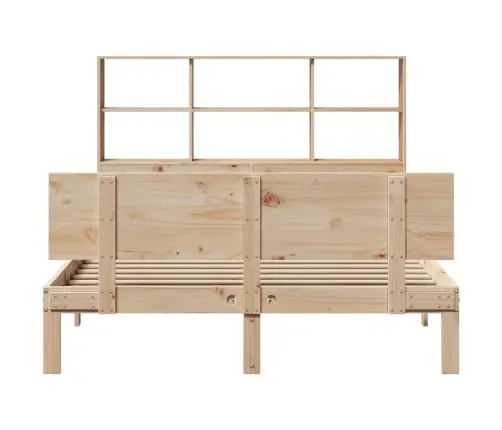 Riiuliga Voodiraam Ilma Madratsita, 160X200 cm Männipuit