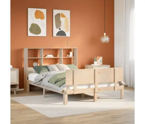 Riiuliga Voodiraam Ilma Madratsita, 160X200 cm Männipuit