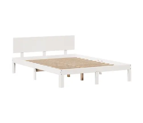 Gulta Ar Grāmatu Plauktu, Bez Matrača, 160X200 Cm, Priedes Koks Vidaxl