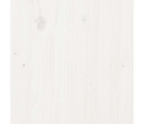 Riiuliga Voodiraam Ilma Madratsita, Valge, 75X190 cm Männipuit