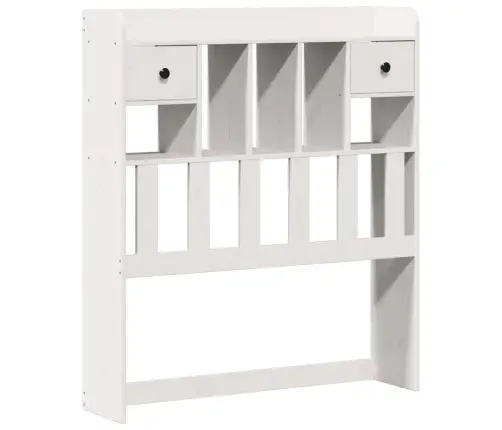 Gulta Ar Grāmatu Plauktu, Bez Matrača, 90X190 Cm, Priedes Koks Vidaxl