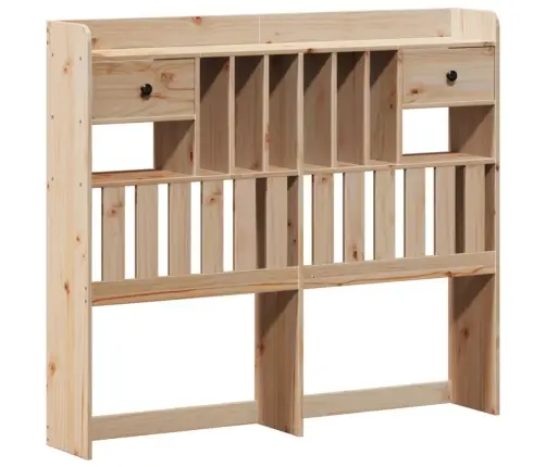 Riiuliga Voodiraam Ilma Madratsita, 135X190 cm Männipuit