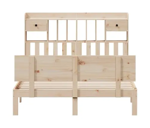 Riiuliga Voodiraam Ilma Madratsita, 140X200 cm Männipuit