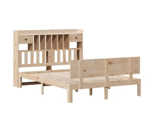 Riiuliga Voodiraam Ilma Madratsita, 150 X 200 cm Männipuit