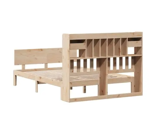 Riiuliga Voodiraam Ilma Madratsita, 150 X 200 cm Männipuit