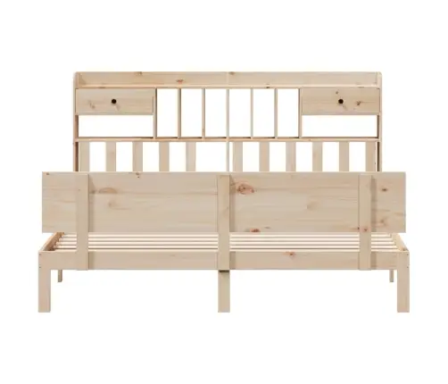 Riiuliga Voodiraam Ilma Madratsita, 180X200 cm Männipuit