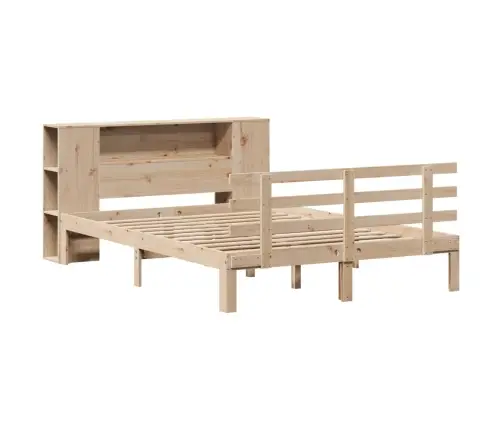 Riiuliga Voodiraam Ilma Madratsita, 140X200 cm Männipuit