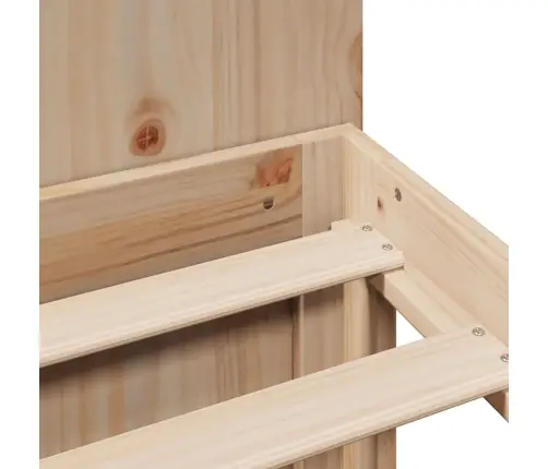 Gulta Ar Grāmatu Plauktu, Bez Matrača, 150X200 Cm, Priedes Koks Vidaxl