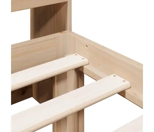 Riiuliga Voodiraam Ilma Madratsita, 75X190 cm Männipuit