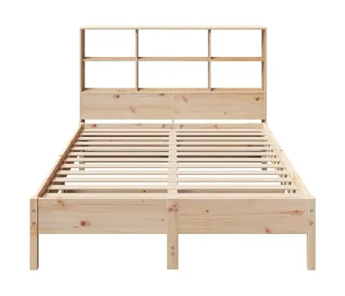 Riiuliga Voodiraam Ilma Madratsita, 140X190 cm Männipuit