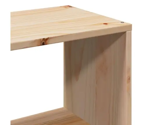 Riiuliga Voodiraam Ilma Madratsita, 140X190 cm Männipuit