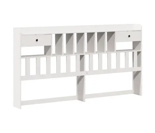 Gulta Ar Grāmatu Plauktu, Bez Matrača, 180X200 Cm, Priedes Koks Vidaxl