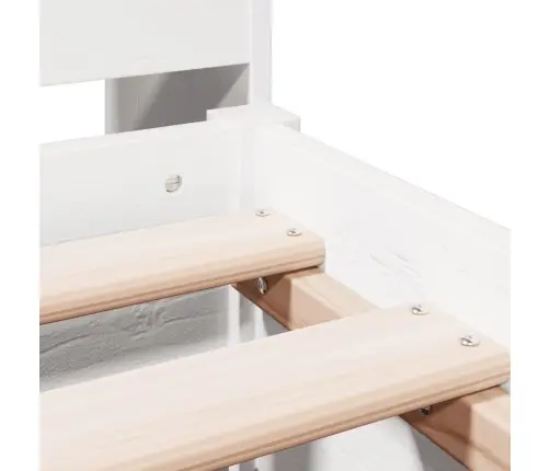 Gulta Ar Grāmatu Plauktu, Bez Matrača, 180X200 Cm, Priedes Koks Vidaxl