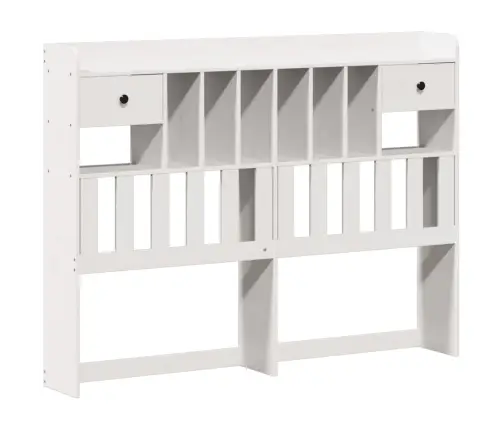 Gulta Ar Grāmatu Plauktu, Bez Matrača, 160X200 Cm, Priedes Koks Vidaxl