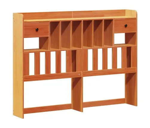 Gulta Ar Grāmatu Plauktu, Bez Matrača, 160X200 Cm, Priedes Koks Vidaxl