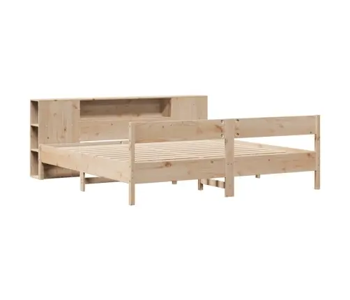 Riiuliga Voodiraam Ilma Madratsita, 180X200 cm Männipuit