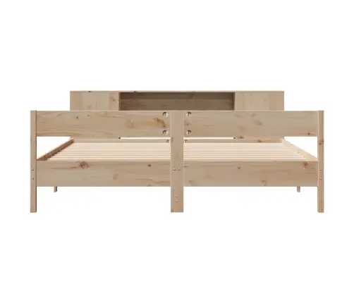 Riiuliga Voodiraam Ilma Madratsita, 180X200 cm Männipuit