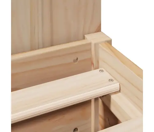 Riiuliga Voodiraam Ilma Madratsita, 180X200 cm Männipuit