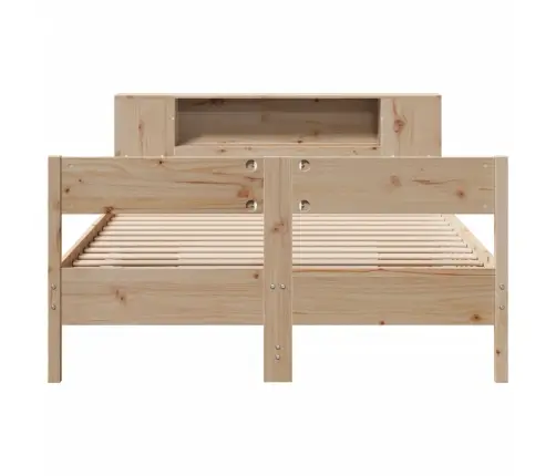 Riiuliga Voodiraam Ilma Madratsita, 140X190 cm Männipuit