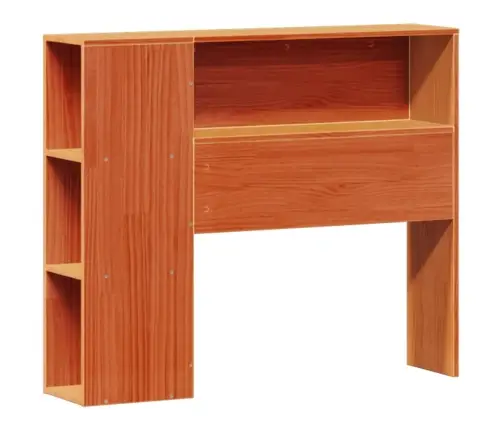 Lova Be Čiužinio/Su Knygų Lentyna, Ruda, 75X190cm Pušis