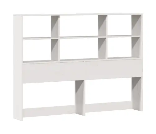 Riiuliga Voodiraam Ilma Madratsita, Valge, 180X200cm Männipuit