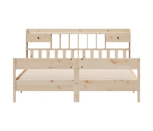 Riiuliga Voodiraam Ilma Madratsita, 180X200 cm Männipuit