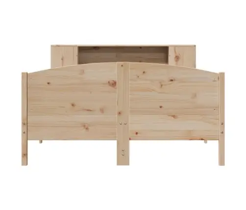 Riiuliga Voodiraam Ilma Madratsita, 140X200 cm Männipuit