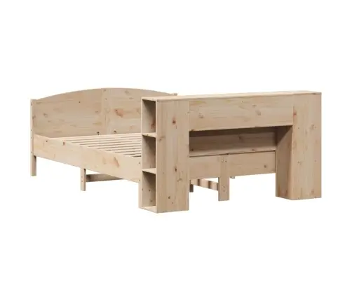 Riiuliga Voodiraam Ilma Madratsita, 120X200 cm Männipuit