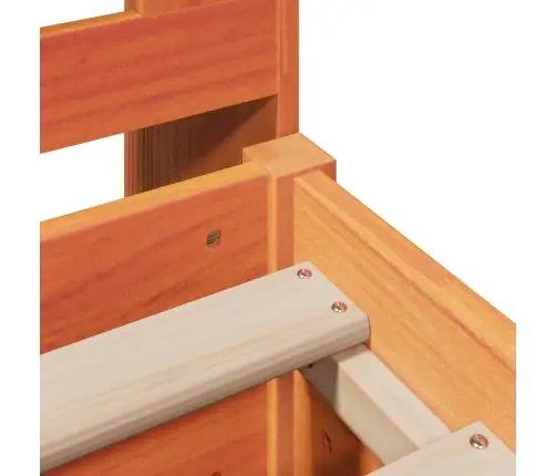 Gulta Ar Grāmatu Plauktu, Bez Matrača, 200X200 Cm, Priedes Koks Vidaxl