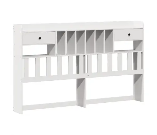 Gulta Ar Grāmatu Plauktu, Bez Matrača, 180X200 Cm, Priedes Koks Vidaxl