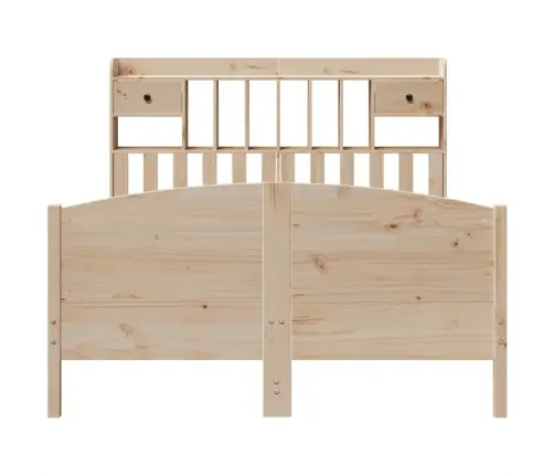 Riiuliga Voodiraam Ilma Madratsita, 140X200 cm Männipuit