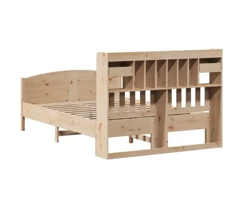 Riiuliga Voodiraam Ilma Madratsita, 140X200 cm Männipuit