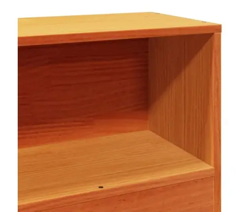 Gulta Ar Grāmatu Plauktu, Bez Matrača, 100X200 Cm, Priedes Koks Vidaxl