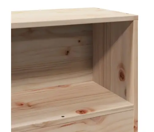 Gulta Ar Grāmatu Plauktu, Bez Matrača, 90X190 Cm, Priedes Koks Vidaxl