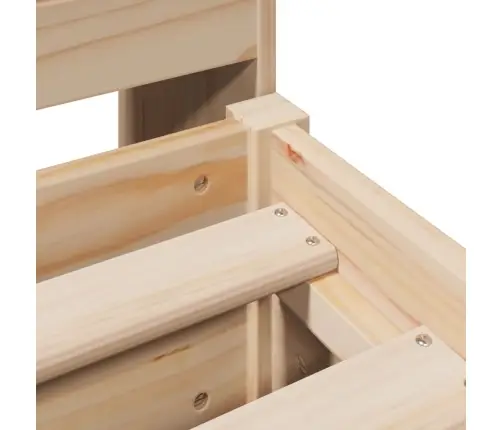 Gulta Bez Matrača, 180X200 Cm, Priedes Masīvkoks Vidaxl