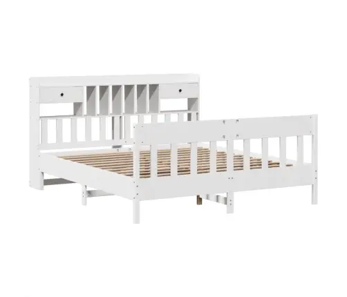 Lovos Rėmas Be Čiužinio, Baltas, 180X200cm Pušies Masyvas