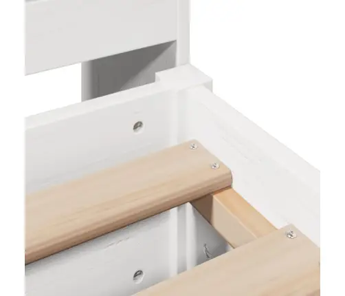 Lovos Rėmas Be Čiužinio, Baltas, 180X200cm Pušies Masyvas