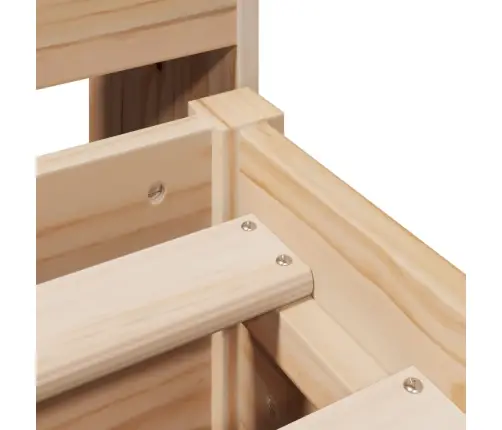 Gulta Bez Matrača, 160X200 Cm, Priedes Masīvkoks Vidaxl