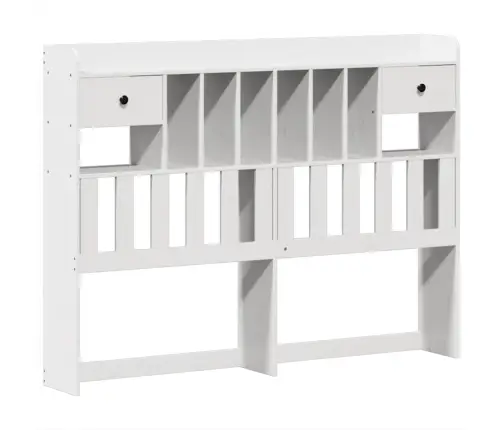 Gulta Bez Matrača, Balts, 160X200 Cm, Priedes Masīvkoks Vidaxl