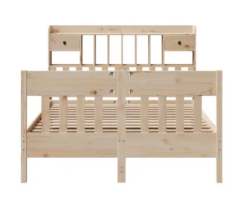 Lovos Rėmas Be Čiužinio, 150X200cm Pušies Medienos Masyvas