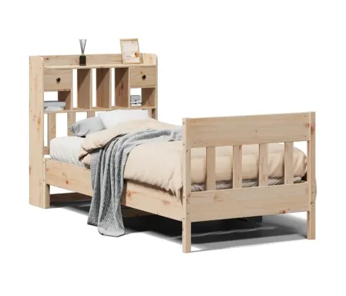 Gulta Bez Matrača, 100X200 Cm, Priedes Masīvkoks Vidaxl