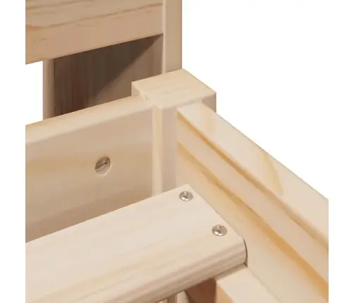 Voodiraam Ilma Madratsita, 90 X 200 cm Männipuit