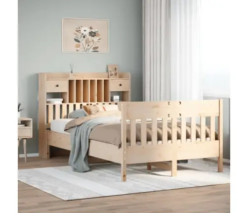 Lovos Rėmas Be Čiužinio, 135X190cm Pušies Medienos Masyvas