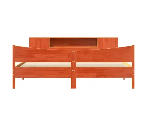 Voodiraam Ilma Madratsita, Vahapruun, 200 X 200 cm Männipuit