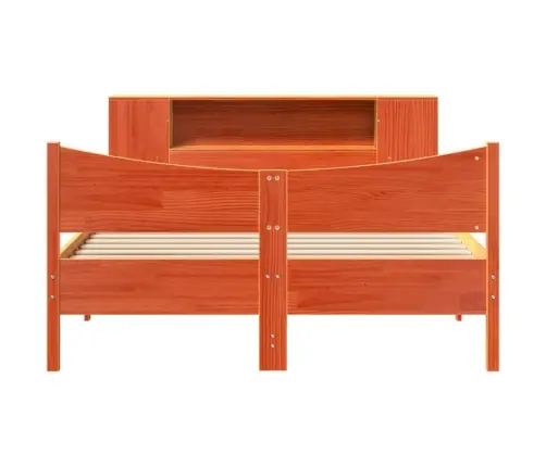 Voodiraam Ilma Madratsita, Vahapruun, 160 X 200 cm Männipuit