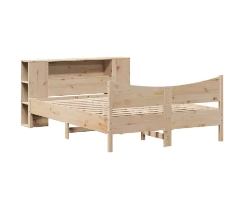 Gulta Bez Matrača, 140X200 Cm, Priedes Masīvkoks Vidaxl