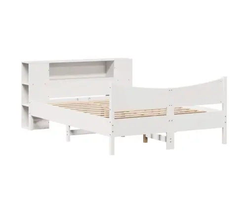 Voodiraam Ilma Madratsita, Valge, 140 X 190 cm Männipuit