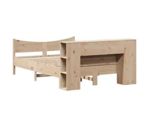 Gulta Bez Matrača, 135X190 Cm, Priedes Masīvkoks Vidaxl