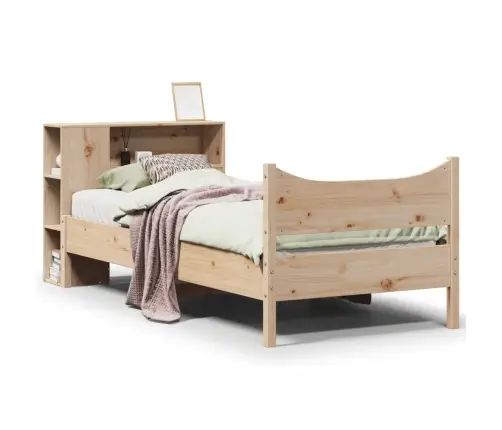 Gulta Bez Matrača, 75X190 Cm, Priedes Masīvkoks Vidaxl